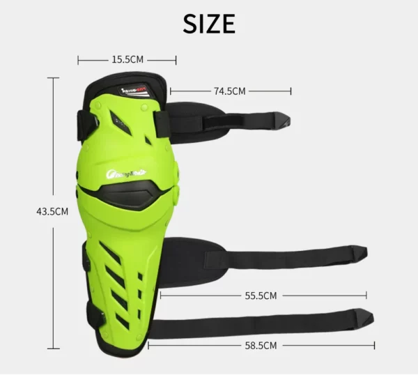 Genouillères HX-P22 : Protection et Confort pour les motards – Image 6