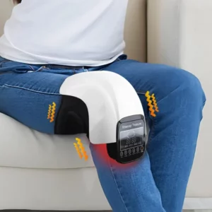 Dispositif de Massage des Genoux avec Chauffage Infrarouge et Pression d'Air