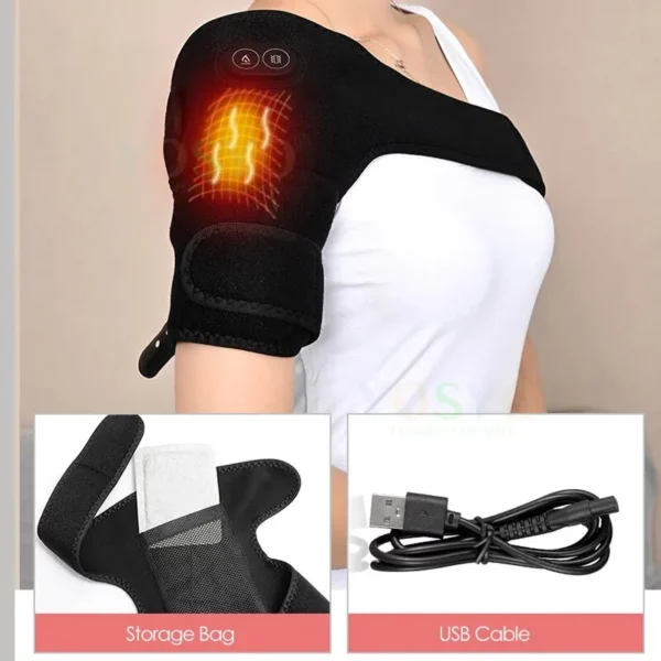 Support d'Épaule Chauffant Innovant : Confort et Soins Avancés – Image 4