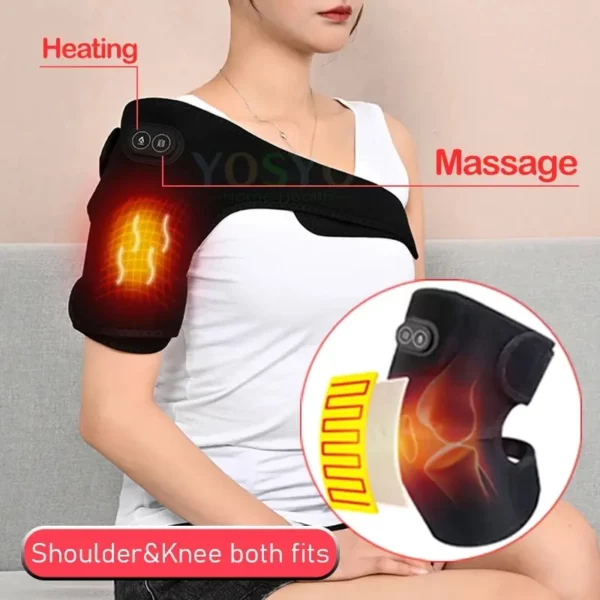 Support d'Épaule Chauffant Innovant : Confort et Soins Avancés – Image 6