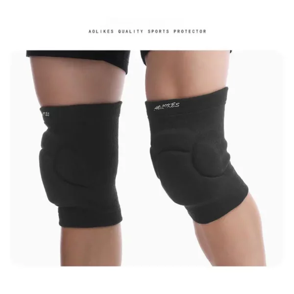 Genouillères Sportives Antichoc pour Hommes et Femmes - Protection Épaisse pour Volleyball, Danse Hip-hop et Ski – Image 6