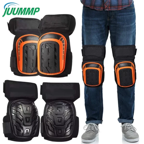 Genouillères De Sport Avec Protège-tibias - Coque Dure PP + éponge - Réglables - Pour VTT, Cross, Snowboard, équitation - Taille Unique 43 Cm