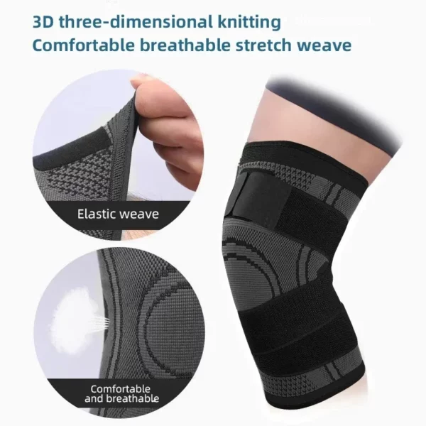 Genouillères de Compression Sportive : Confort et Performance pour Toutes Vos Activités – Image 4