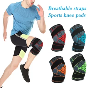 Bandage de Genou Élastique et Manchon de Compression pour le Sport