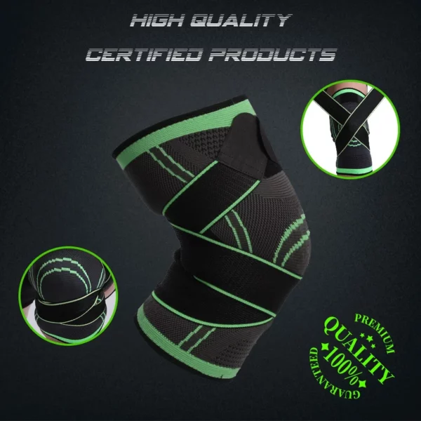 Genouillère Pressurisée Élastique pour Sportifs – Image 2
